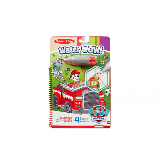 Lowlands Magisches Malen mit Wasser Paw Patrol Malbuch/Block 19x28cm + Pinsel, 4 Blätter
