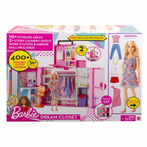 Mattel Barbie FASHION DREAM CLOSET s bábikou