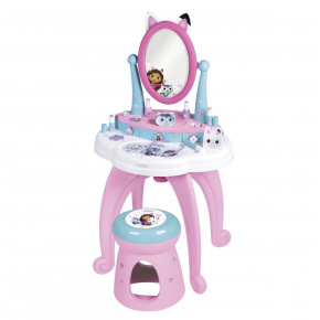 Smoby Gabby´s Dollhouse 2v1 Toaletní stolek se židličkou Smoby Gabby´s Dollhouse 2v1 Toaletní stolek se židličkou