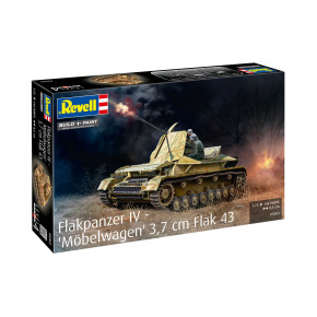 Revell Plastic ModelKit military 03363 - Flakpanzer IV "Möbelwagen" 3.7cm Flak 43 (1:72)