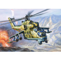 Zvezda Model Kit vrtulník 7293 - MIL MI-24V/VP Hind E (1:72)