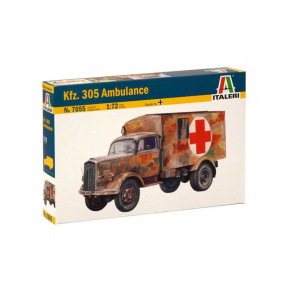 Italeri Model Kit military 7055 - Kfz. 305 AMBULANCE (1:72)