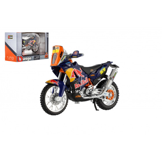 Bburago Motorrad KTM 450 Rally (Dakar Rally) Metall/Kunststoff 12cm in Schachtel 17x11x7cm