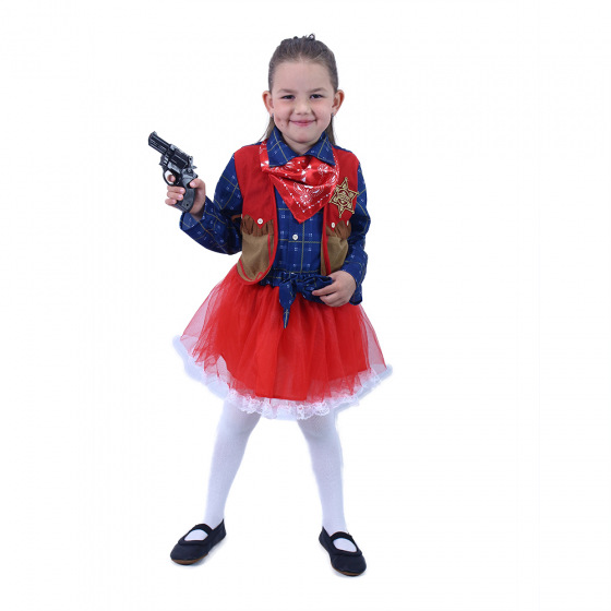 Rappa Kinderkostüm Cowgirl (S)