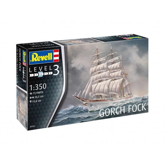 Revell Plastic ModelKit Schiff 05432 - Gorch Fock (1:350)
