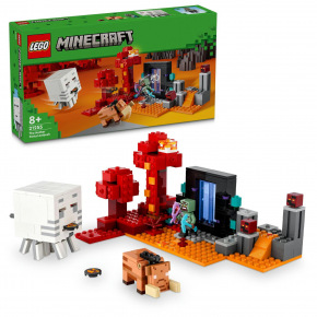 LEGO Minecraft® 21255 Přepadení v portálu do Netheru