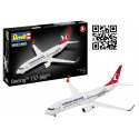 Revell Plastic ModelKit letadlo 03772 - Boeing 737-800 "Turkish Airlines" (1:144)