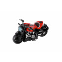 Teddies Motorrad Metall/Kunststoff 10cm mit Rückziehmotor 4 Farben