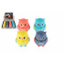 Teddies Sova plast 7x8cm mačkací jezdící 4 barvy