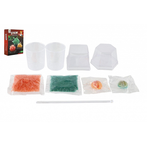 Teddies Rostoucí krystaly vědecká hra v krabici