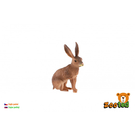 Zajíc polní zooted plast 6cm 