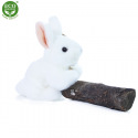 Rappa Plyšový králík bílý 16 cm ECO-FRIENDLY