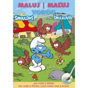 Rappa Omalovánka A5 Maluj vodou Šmoulové