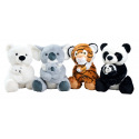 Nicotoy Panda, Koala, Tygr, Lední medvěď  plyšový sedící 28 cm, 4 druhy