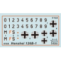 Zvezda Wargames (WWII) letadlo 6184 - Henschel HS-126B (1:144)