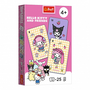 Trefl Černý Petr Hello Kitty společenská hra v papírové krabičce 6x9,5x1cm Trefl Černý Petr Hello Kitty společenská hra v papírové krabičce 6x9,5x1cm