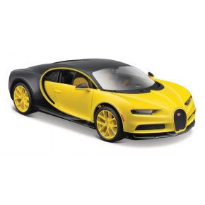 Maisto - Bugatti Chiron, żółty/czarny, 1:24