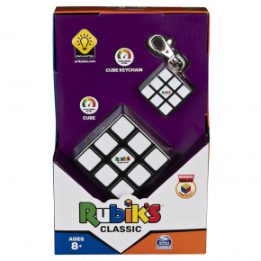 Spin Master Rubikova kostka sada Klasik 3x3 + přívěsek