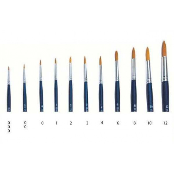 Italeri Brush Synthetic Round 51204 - kulatý syntetický štětec (velikost 1)