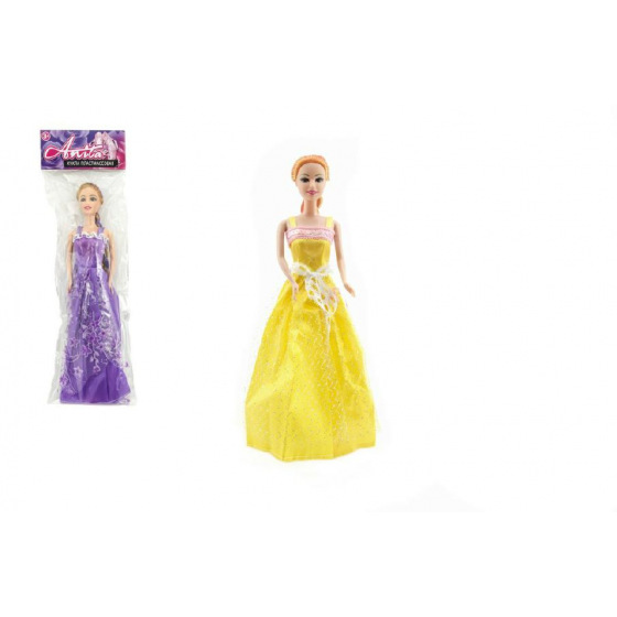 Teddies Panenka s dlouhým copem plast 29cm asst mix