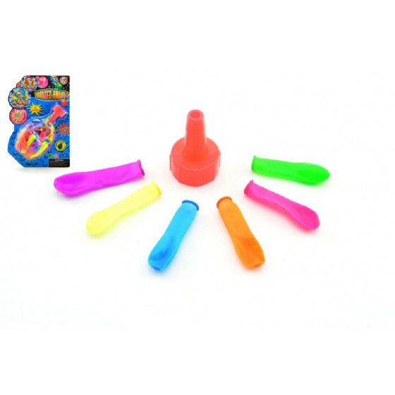 Teddies Wasserbomben 80 Stück mit Aufsatz für Wasserhahn auf Karte 14x21x4cm