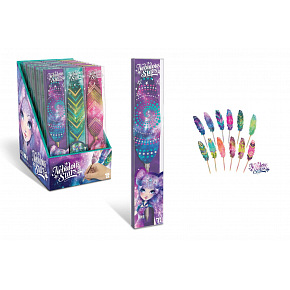 Nebulous Stars Pero s peříčkem 22cm 3 barvy v blistru 24ks v boxu