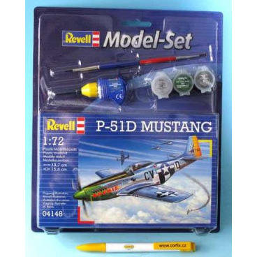 Revell ModelSet letadlo 64148 - P-51D Mustang (1:72)