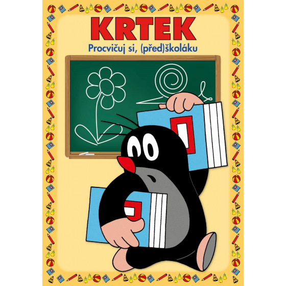 Akim Giochi Preziosi Löschbares Heft "Übe dich (Vor)Schüler" + löschbarer Stift - Der kleine Maulwurf