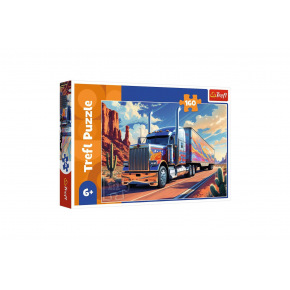 Trefl Puzzle Kamion na cestě 41x27,5cm 160 dílků v krabici 29x19x4cm Trefl Puzzle Kamion na cestě 41x27,5cm 160 dílků v krabici 29x19x4cm