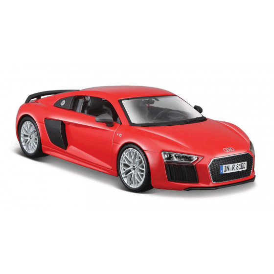Maisto - Audi R8 V10 Plus, červené, 1:24