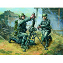 Zvezda Wargames (WWII) figurky 6111 - German 81mm Mortar with Crew (1:72)