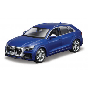 Bburago - Auta HOBBY, Audi SQ8, modrá metalíza, 1:32