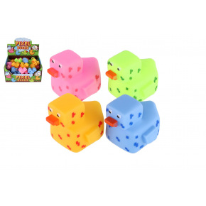 Teddies Kačenka pixel do vany guma 5x7cm 4 barvy