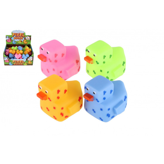 Teddies Kačenka pixel do vany guma 5x7cm 4 barvy