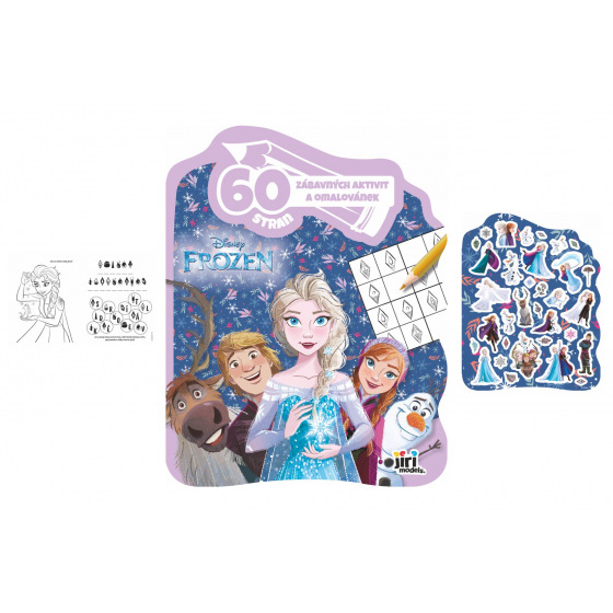 Jiri Models Malbücher und Aktivitäten mit Aufklebern Die Eiskönigin/Frozen 21,5x28cm
