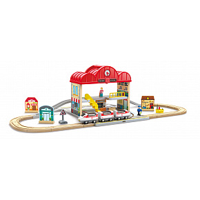Hape Přenosná vláčkodráha - železniční stanice Hape Přenosná vláčkodráha - železniční stanice