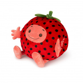 Rappa Cozy Noxxiez HW750 Strawberry - ciepła pluszowa poduszka 3 w 1