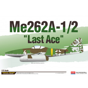 Academy Model Kit Samolot 12542 - Me262A-1/2 "Ostatni as" LE: (1:72)