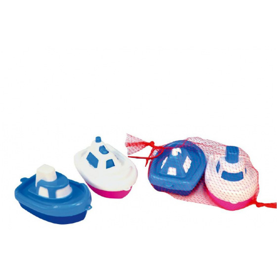 Směr Loď/člun do vany plast 14cm 2ks v síťce 24m+