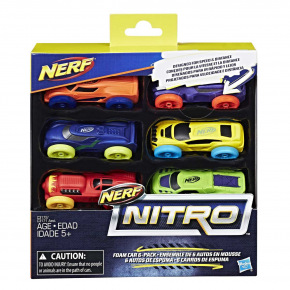 Nerf Nitro náhradné autíčka Nitro 6 ks asst