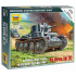 Zvezda Wargames (WWII) tank 6130 - German Light Tank PZ.KPFW.38 (T) (1:100)