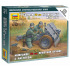Zvezda Wargames (WWII) Figuren 6156 - Deutsches 75mm Infanteriegeschütz (1:72)