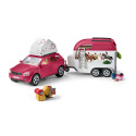 Schleich 42535 Dobrodružné auto s přívěsem a koněm