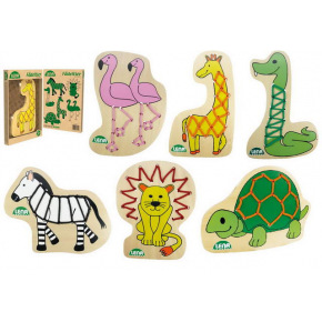 lena navlékací obrázek, plameňáci