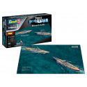 Revell Geschenk-Set Schiff 05668 - Bismarck Schlacht (1:1200)