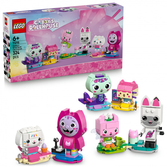 LEGO® Gabby’s Dollhouse 11215 Gábi a kočičí kamarádi z kostek