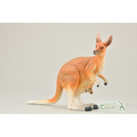 Collecta Roter Riesenkänguru mit Jungtier