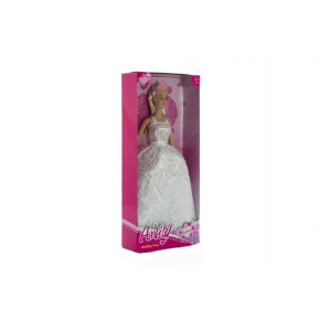 Teddies Pluszowa lalka w ubranku, nie przegubowa, plastikowa, 28 cm, 3 kolory w pudełku, 14x32x5 cm