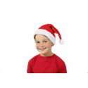 Teddies Čepice vánoční dětská látka průměr 25 cm na kartě karneval