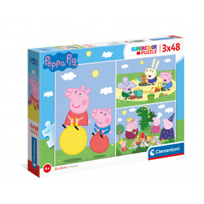 Clementoni Puzzle 3x48 dílků - Peppa Pig
